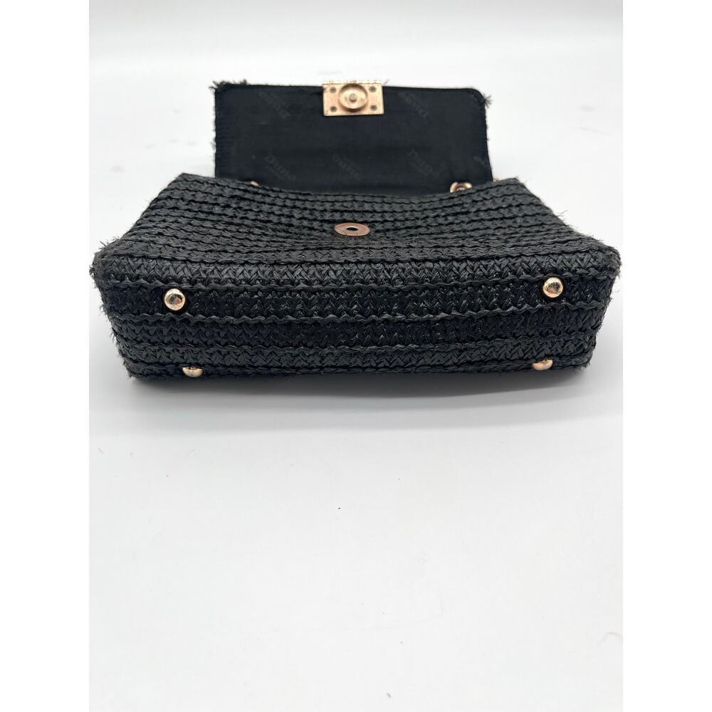 DUNE LONDON Woven Straw, Chain Link Bag - Picture 5 of 9